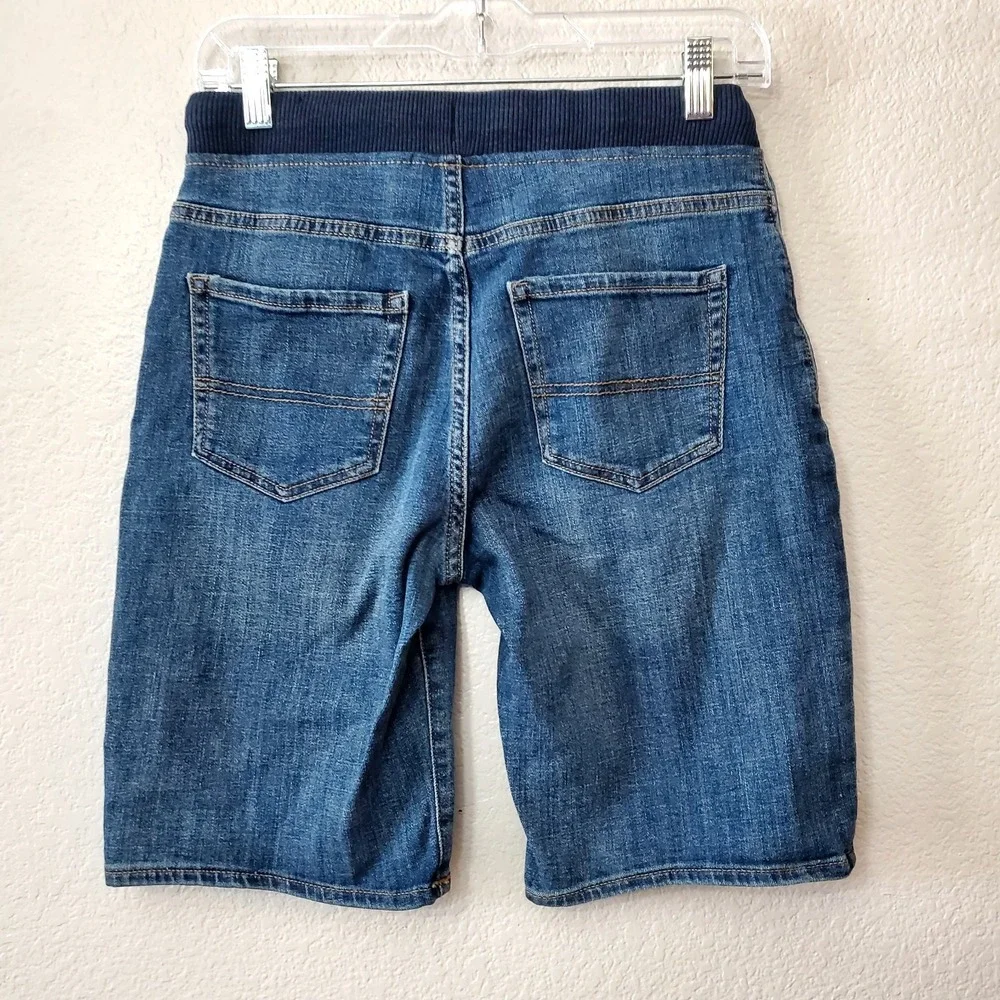 The Children's Place - Boys‎ Blue Jean Shorts - Drawstring Waist - Size 14